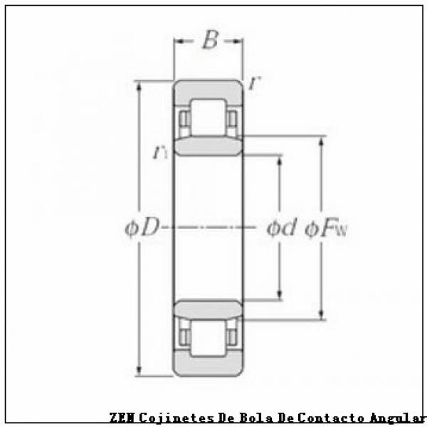 20 mm x 52 mm x 22,2 mm  ZEN 5304-2RS Cojinetes De Bola De Contacto Angular #1 image